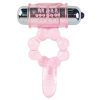 BAILE – szilikon gyűrű 10 nyelv ritmussal pink vibrációval