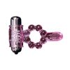 BAILE – szilikon gyűrű 10 nyelv ritmussal pink vibrációval