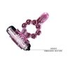 BAILE – szilikon gyűrű 10 nyelv ritmussal pink vibrációval