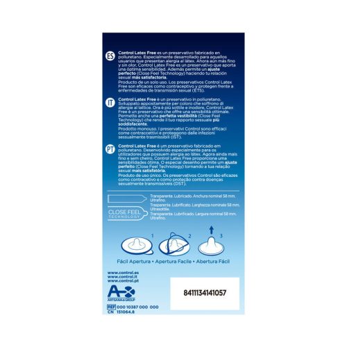 CONTROL - prémium latex óvszer, 5 db-os kiszerelés