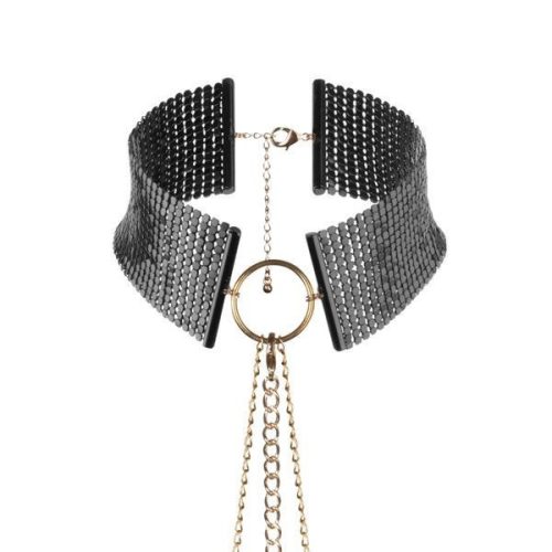 Bijoux – érzéki fém nyaklánc fekete színben
