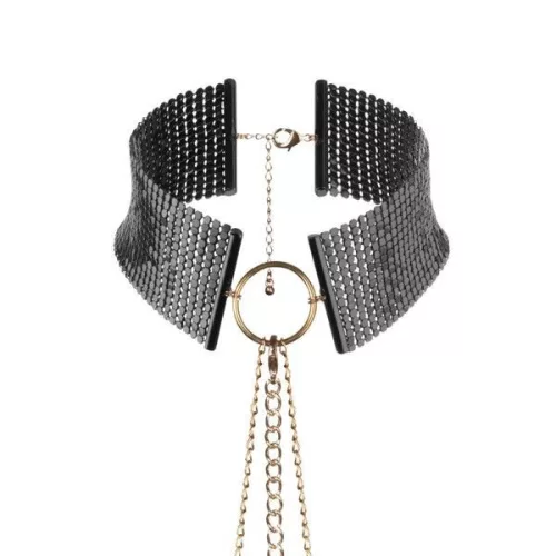 Bijoux – érzéki fém nyaklánc fekete színben