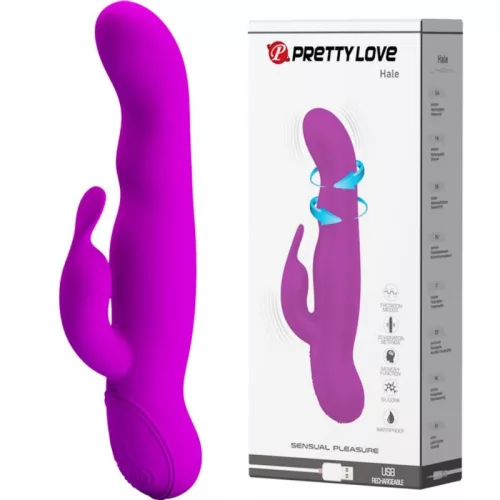 PRETTY LOVE – Prémium forgó vibrátor lila színben