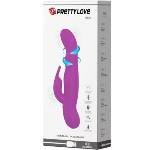 PRETTY LOVE – Prémium forgó vibrátor lila színben