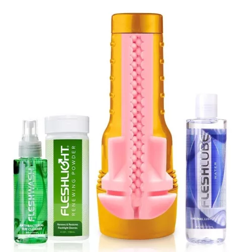 Fleshlight Maszturbátor edzéshez valósághű textúra és tárolófedél
