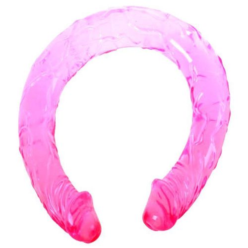 BAILE - prémium rózsaszín dupla dildó 44,5 cm