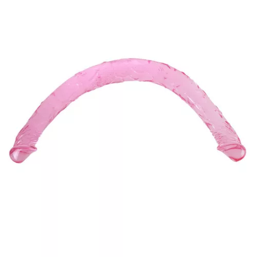 BAILE - prémium rózsaszín dupla dildó 44,5 cm