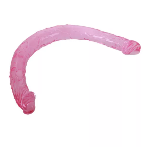 BAILE - prémium rózsaszín dupla dildó 44,5 cm