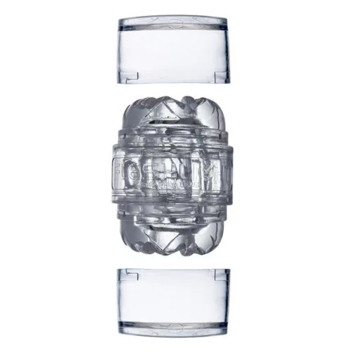Fleshlight Quickshot Vantage kompakt, dupla maszturbátor - áttetsző