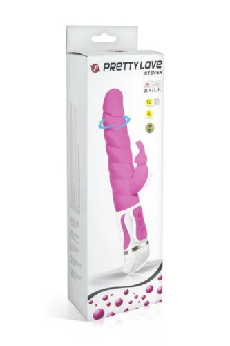 PRETTY LOVE – okos nyúlvibrátor rózsaszín