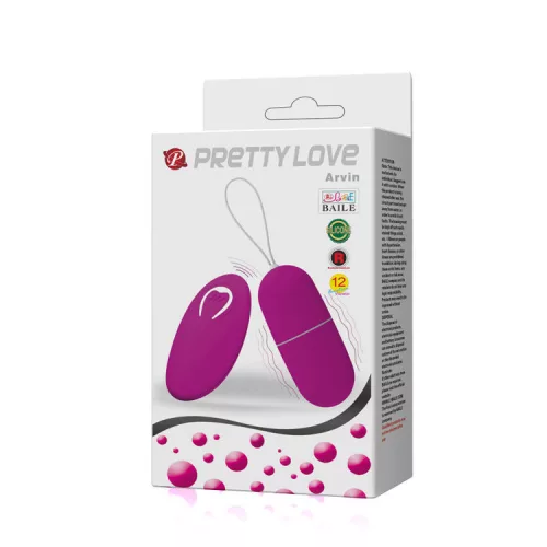 PRETTY LOVE – vibráló tojás távirányítóval 12V