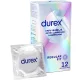 Durex Invisible Extra Lubricated síkosított óvszer - 12 db