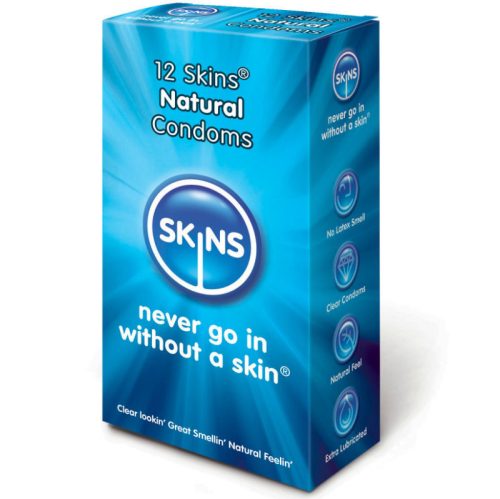 SKINS - prémium természetes óvszer csomag (12 db)