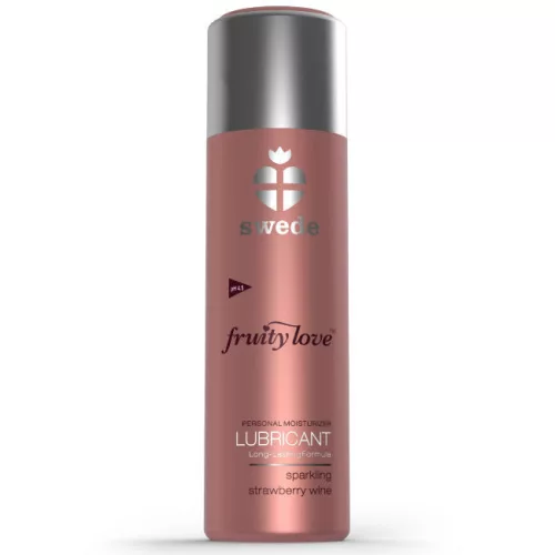 SWEDE Fruity Love – pezsgő eper ízű síkosító 50 ml