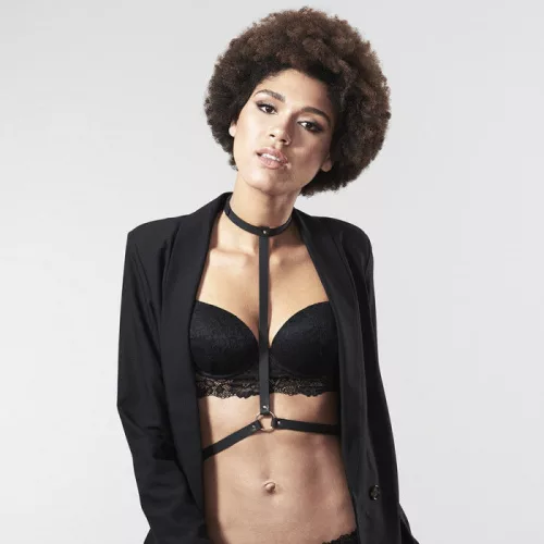 Bijoux Indiscrets Maze I-alakú testhám - fekete