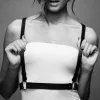 Bijoux Indiscrets Maze X-alakú testhám - fekete