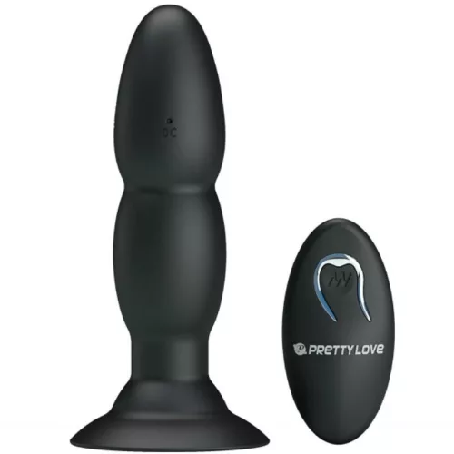 PRETTY LOVE – távirányítós forgó vibráló plug
