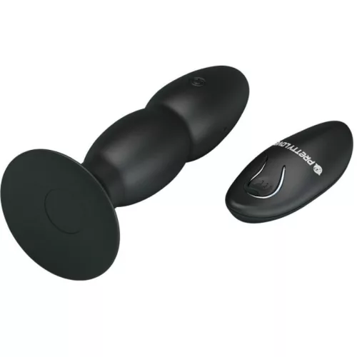 PRETTY LOVE – távirányítós forgó vibráló plug