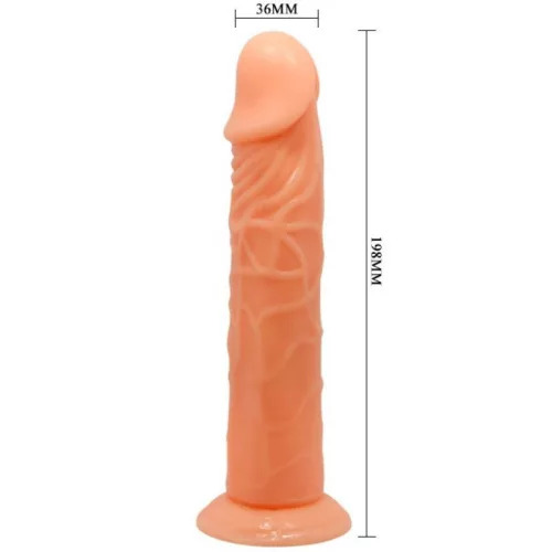 BAILE - 19,8 cm-es realisztikus dildó természetes színben