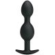 PRETTY LOVE – szilikon análgolyók 12,5 cm – fekete