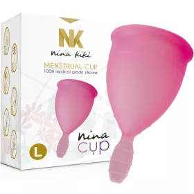   Nina Kikí - prémium menstruációs bögre, L-es méret, rózsaszín