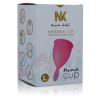 Nina Kikí - prémium menstruációs bögre, L-es méret, rózsaszín