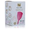Nina Kikí - Prémium menstruációs kupa S méretben, rózsaszín