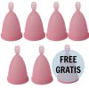 NINA KIKÍ – pink menstruációs kupa S méret + 1 ajándék