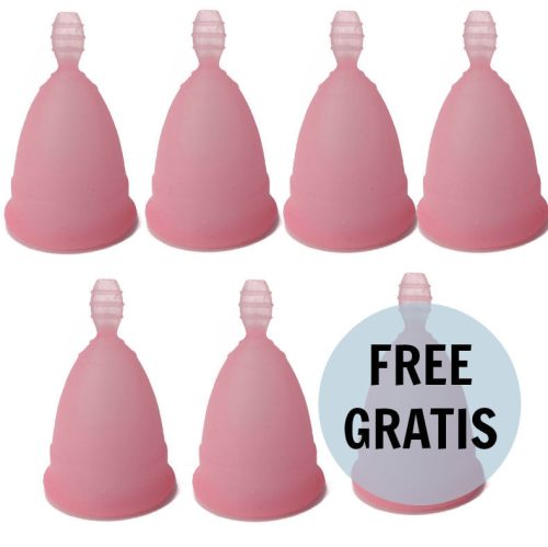 NINA KIKÍ – pink menstruációs kupa S méret + 1 ajándék