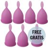 Nina Kikí – prémium menstruációs bögre, lila, méret L