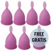 Nina Kikí – prémium menstruációs bögre, lila, méret L