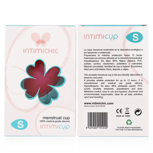 INTIMICHIC - prémium női intim kehely orvosi szilikonból S méret