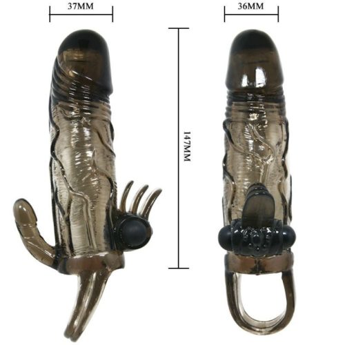 BAILE Brave Man – csikló- és análstimuláló pénisz hüvely