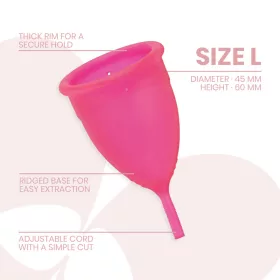   INTIMICHIC - Prémium menstruációs bögre medical grade szilikon L méret