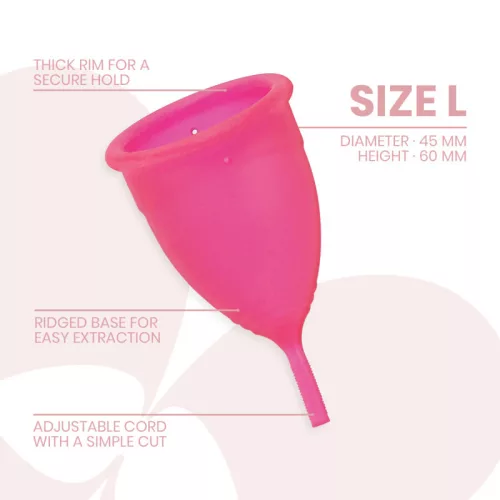INTIMICHIC - Prémium menstruációs bögre medical grade szilikon L méret