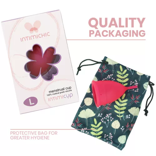 INTIMICHIC - Prémium menstruációs bögre medical grade szilikon L méret