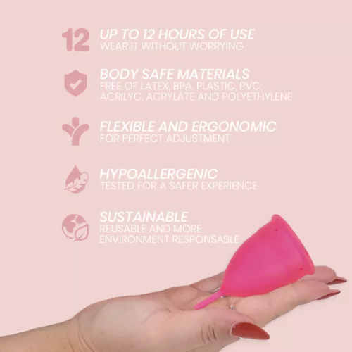 INTIMICHIC - Prémium menstruációs bögre medical grade szilikon L méret