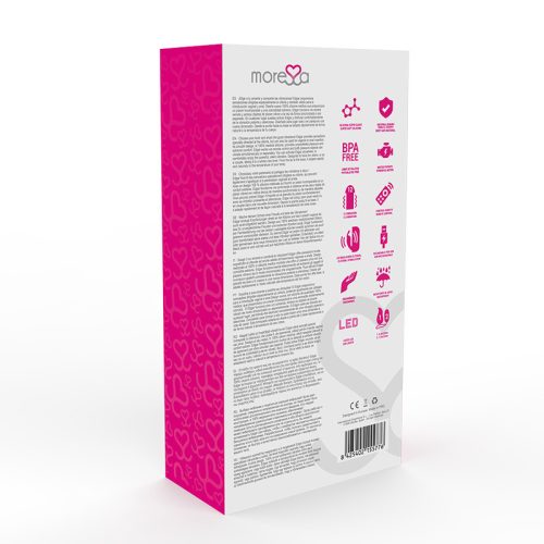 MORESSA - EDGAR prémium szilikon távirányítós vibri