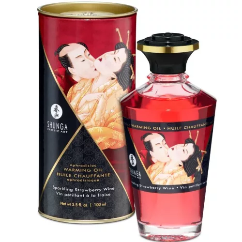 SHUNGA - Epres és cava fűszeres masszázs olaj 100 ml