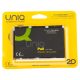 UNIQ – latexmentes óvszer csíkokkal, 3 db-os kiszerelés