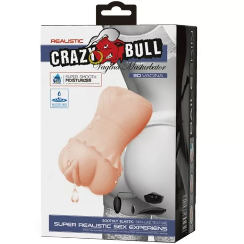 Crazy Bull Water Skin BM-009198ZK vibráló művagina - élethű kialakítással
