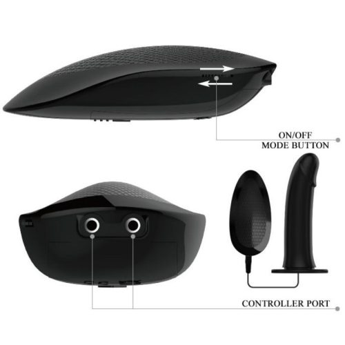 PRETTY LOVE - vibráló hallow dildós strap-on 17,3 cm