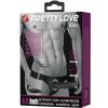 PRETTY LOVE - vibráló hallow dildós strap-on 17,3 cm