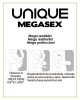 UNIQ - MEGASEX LATEXMENTES ÉRZÉKENY ÓVSZER 3 DARAB