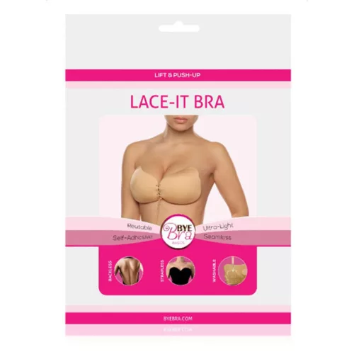 BYE-BRA - csipkés push-up melltartó  A kupával