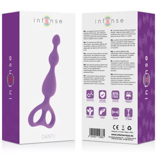 INTENSE Danti – prémium anális vibrátor lila színben