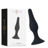 INTENSE – prémium anál vibrátor, 10,5 cm, fekete
