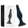 INTENSE – 3. fokozatú anális vibrátor, 12,5 cm, fekete