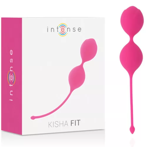 INTENSE - KISHA FIT prémium szilikon Kegel golyó fukszia