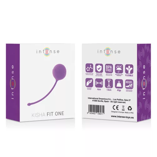 INTENSE Kisha Fit One – szilikon Kegel tojás lila